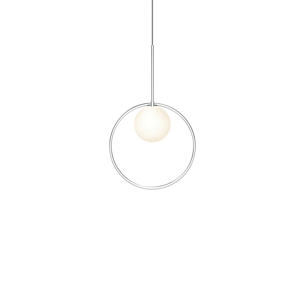 Bola Halo Led Pendant Pendant Lights Pablo Chrome 12" 