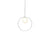 Bola Halo Led Pendant Pendant Lights Pablo Chrome 12" 