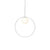 Bola Halo Led Pendant Pendant Lights Pablo Chrome 18" 
