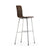 HAL Ply Stool High bar seating Vitra dark oak basic dark hard glides (standard)