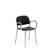 Emeco 1 Inch Upholstered Armchair Armchair Emeco Hand Brushed Aluminum Leather Spinneybeck Volo BLCK - Black 