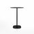 Emeco 2 Inch Flat Base Bar Height Table - Round Top Coffee table Emeco Table Top 30" Black Powder Coated Aluminum Black HPL