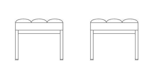 Florence Knoll Relaxed Stool Stools Knoll 