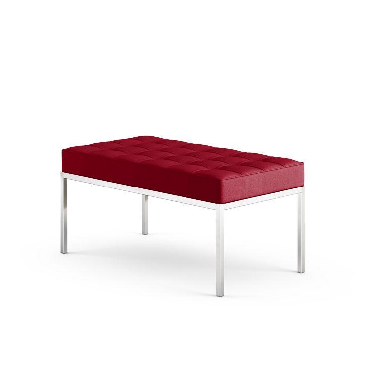 Florence Knoll 2 Seat Bench Benches Knoll Cayenne Classic Boucle 