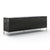 Florence Knoll Credenza - 4 Position with Cabinets storage Knoll Polished Chrome Ebonized Oak Nero Marquina Shiny