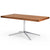 Florence Knoll Model 2485 Executive Desk Desk's Knoll Polished Chrome Teak + $2063.00 