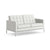 Florence Knoll Settee Sofa Knoll Haze - Ash 