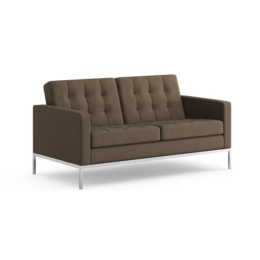 Florence Knoll Settee Sofa Knoll Haze - Mushroom 