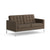 Florence Knoll Settee Sofa Knoll Haze - Mushroom 