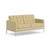 Florence Knoll Settee Sofa Knoll Ultrasuede - Sand 