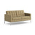 Florence Knoll Settee Sofa Knoll Knoll Velvet - Sandstone 