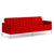 Florence Knoll Sofa Sofa Knoll Cato - Fire Red 