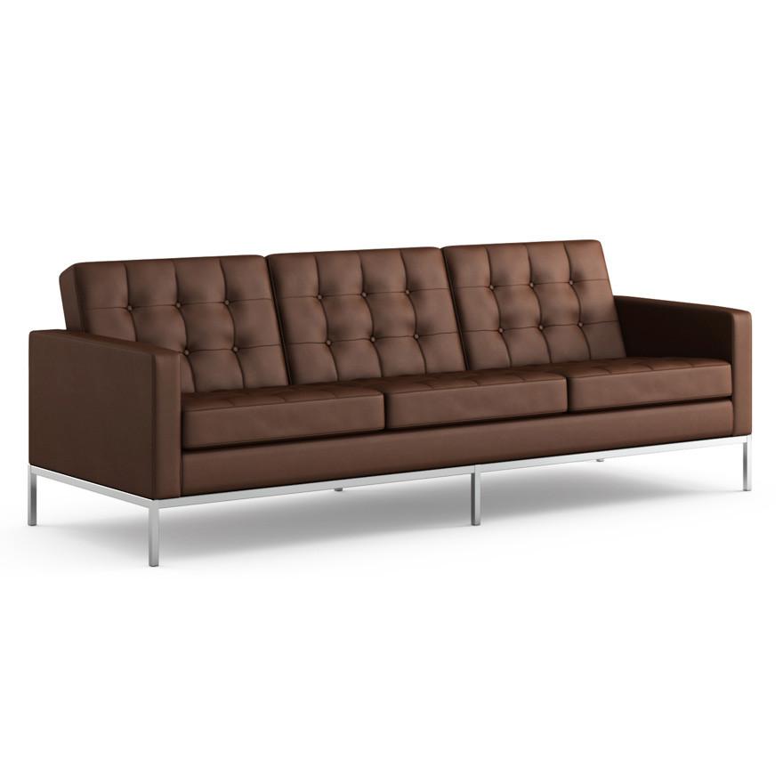 Florence Knoll Sofa Sofa Knoll Volo Leather - Toast 