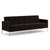 Florence Knoll Sofa Sofa Knoll Knoll Velvet - Espresso 