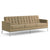 Florence Knoll Sofa Sofa Knoll Knoll Velvet - Sandstone 