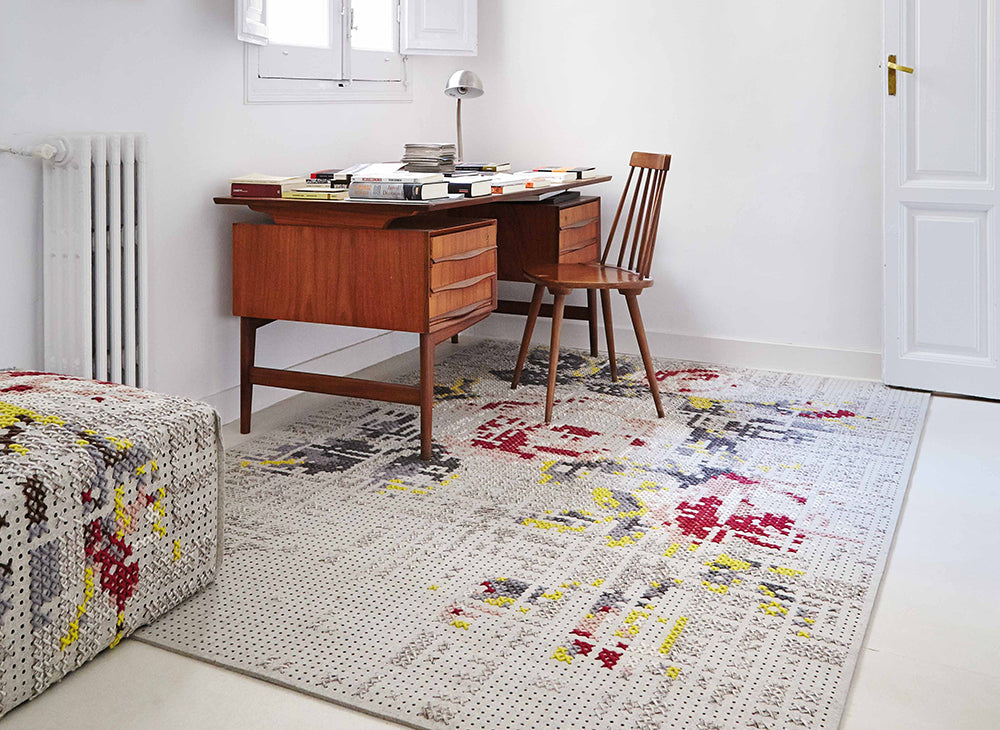 Canevas Flowers Rug Rug Gan 