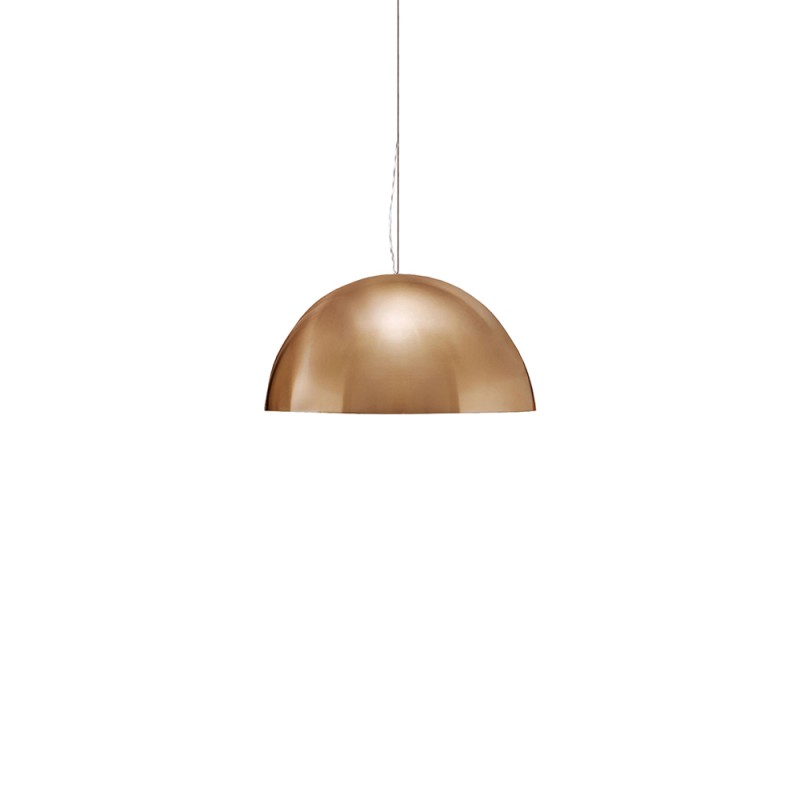 Sonora Glass Pendant Light Floor Lamps Oluce Gold 19.7" 