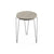 Florence Knoll Hairpin Stacking Table table Knoll Grey Ash chrome base 