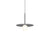 Bola Disc Pendant ceiling lights Pablo Gun Metal 12" 