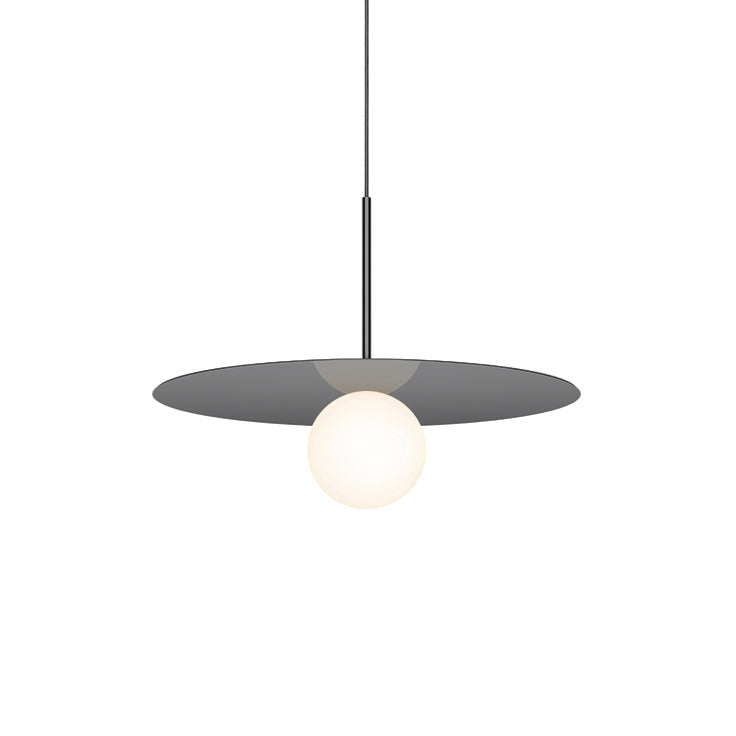 Bola Disc Pendant ceiling lights Pablo Gun Metal 18" 