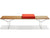 Bertoia Bench with Seat Cushions Benches Knoll 