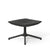 Pilot by Knoll Ottoman ottomans Knoll Dark Grey Painted Delite fabric - Charcoal 