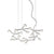Led Net Circle Suspension hanging lamps Artemide 