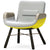 East River Lounge Chair lounge chair Vitra Fabric combination light Dark oak with protective varnish 
