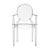 Lou Lou Ghost - Child's Chair kids Kartell Transparent Crystal 