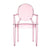 Lou Lou Ghost - Child's Chair kids Kartell Transparent Pink 