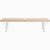 Nelson Platform Bench - Metal Legs Benches herman miller 60 Wide Metal Base Maple