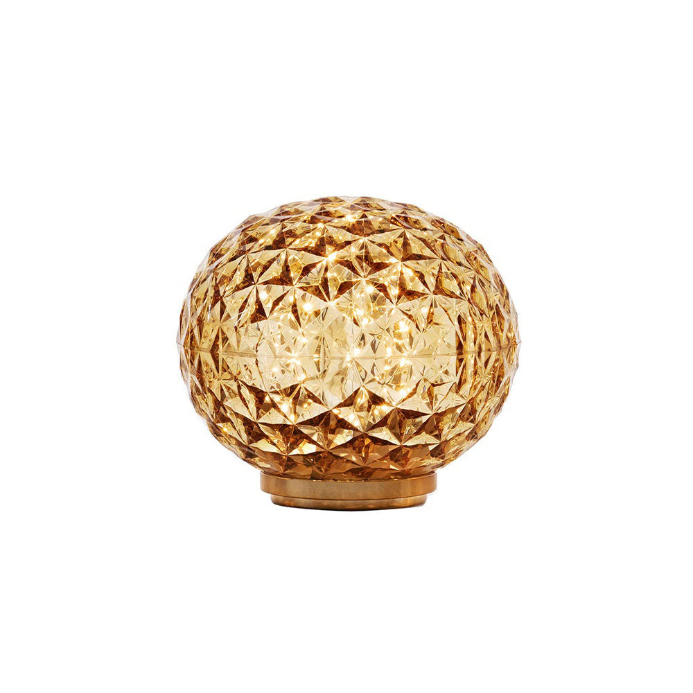 Mini Planet Table Lamp Table Lamps Kartell Yellow Dimmable Battery Version 