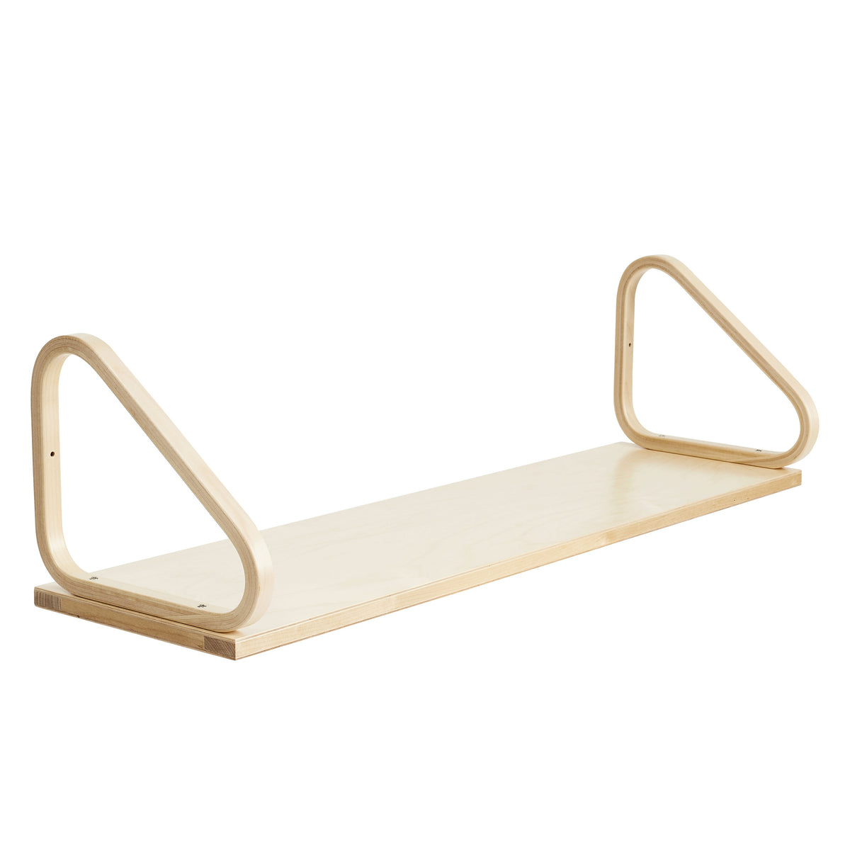 Wall Shelf 112 storage Artek 112B (9.8&quot;d) - Natural Lacquered 