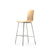 HAL Ply Stool Medium bar seating Vitra natural oak white hard glides (standard)