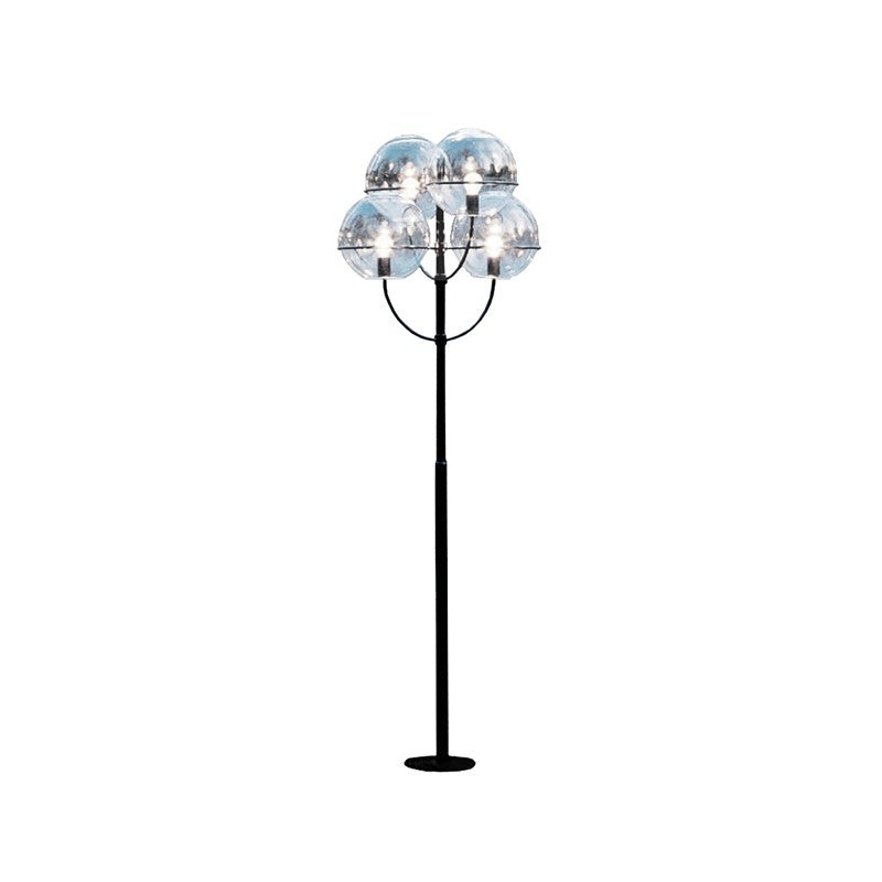 Lyndon Outdoor Floor Lamp 350 Floor Lamps Oluce Black Small-27.6&quot; 