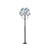 Lyndon Outdoor Floor Lamp 350 Floor Lamps Oluce Black Small-27.6" 
