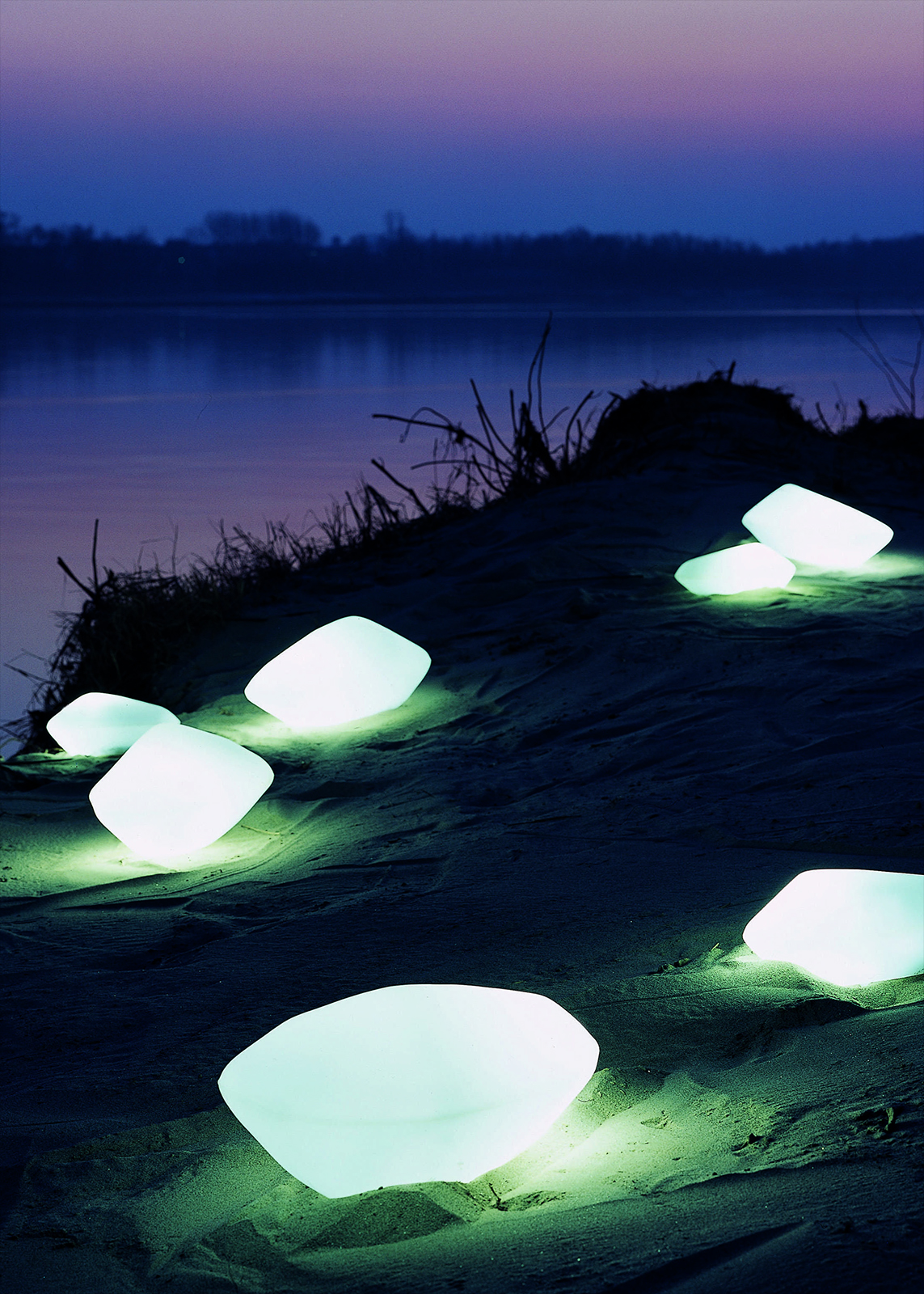 Stones Outdoor Lamp Outdoor Lighting Oluce 