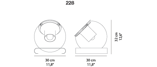 The Globe Table Lamp Table Lamps Oluce 