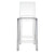 One More Please Stool bar seating Kartell Transparent Crystal Counter Stool-39.4" 