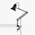 Original 1227 Mini Desk Lamp Desk Lamp Anglepoise Lamp with Clamp Jet Black 