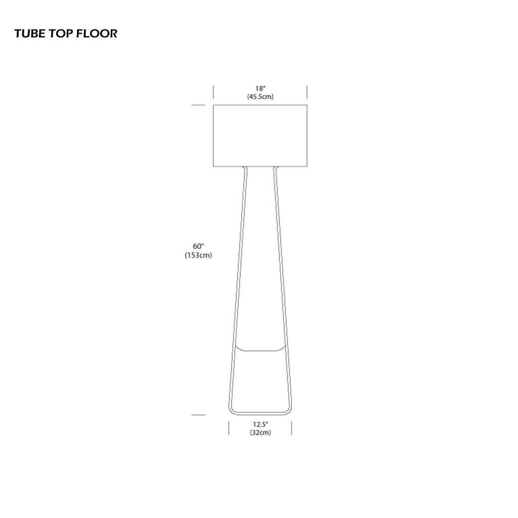 Tube Top Floor Lamp Floor Lamps Pablo 