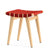 Kids Risom Sitting Stool kids Knoll Red 