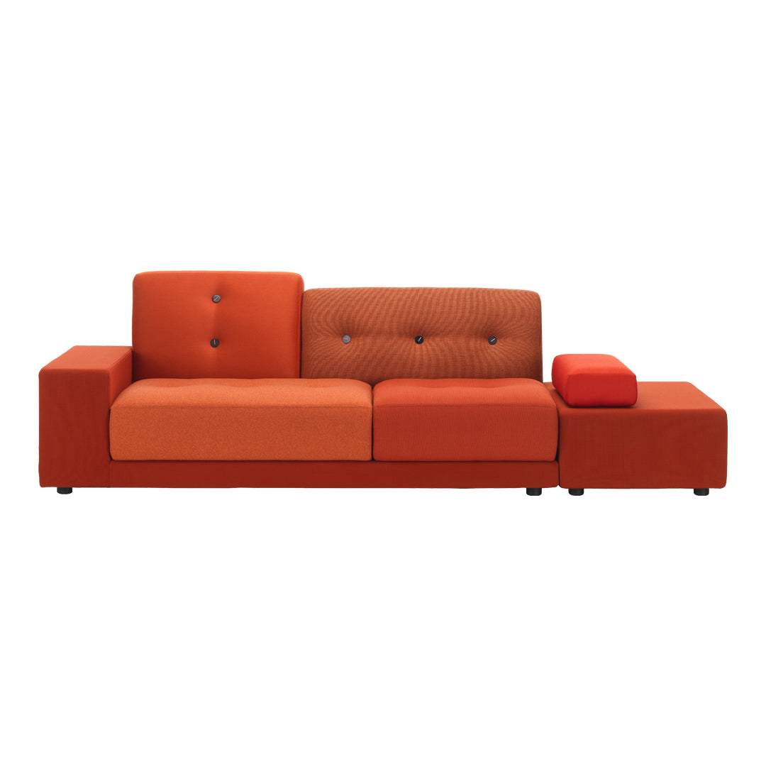 Polder Sofa Sofa Vitra armrest left / sitting right red 