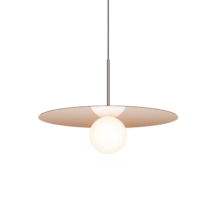 Bola Disc Pendant ceiling lights Pablo Rose Gold 22" 