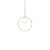 Bola Halo Led Pendant Pendant Lights Pablo Rose Gold 12" 