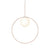 Bola Halo Led Pendant Pendant Lights Pablo Rose Gold 22" 