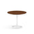 Saarinen 35" Round Dining Table Dining Tables Knoll White Light Walnut 