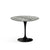 Saarinen 35" Round Dining Table Dining Tables Knoll Black Grey marble, Shiny finish 