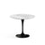 Saarinen 35" Round Dining Table Dining Tables Knoll Black Carrara marble, Shiny finish 