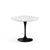 Saarinen 35" Round Dining Table Dining Tables Knoll Black Carrara marble, Satin finish 